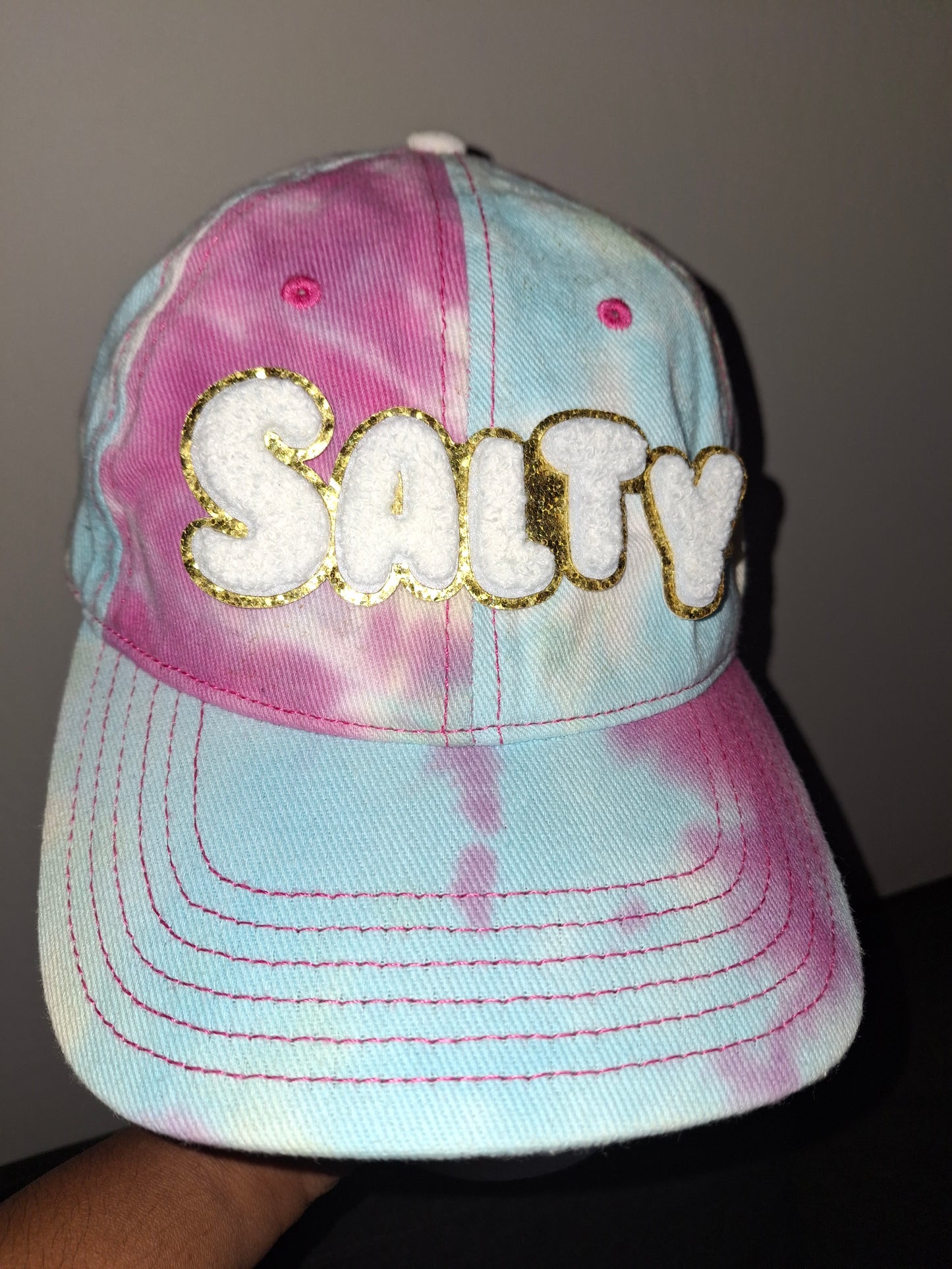 Tie-Dye Chenille Salty Patch Cap