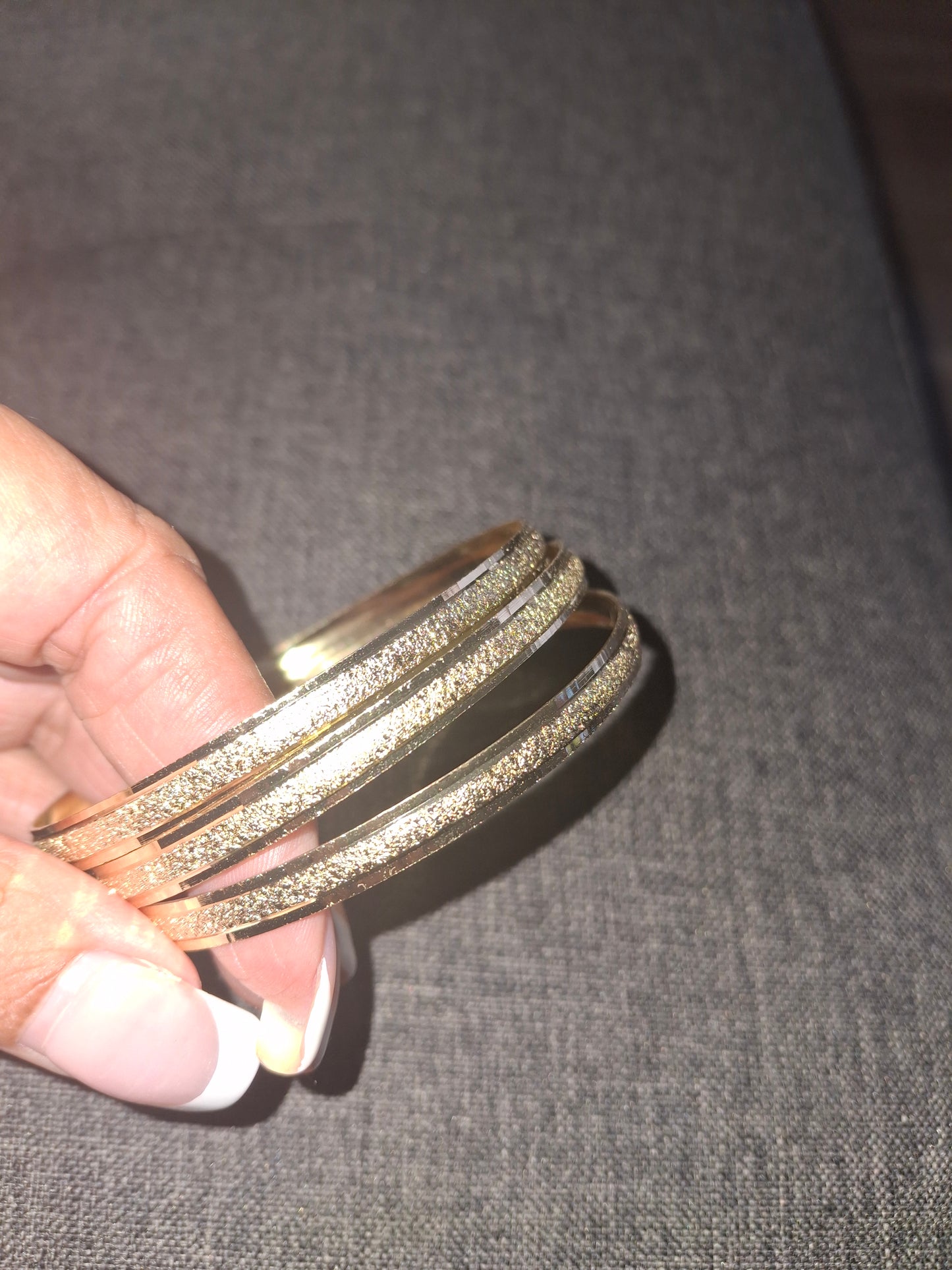 18K Gold Filled Adult Bangles