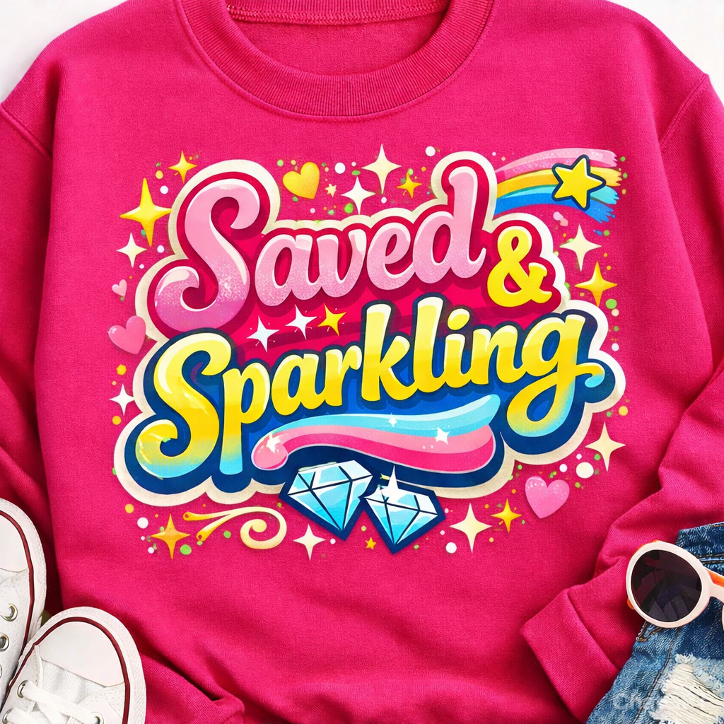 Saved and Sparkling Sweatshirt