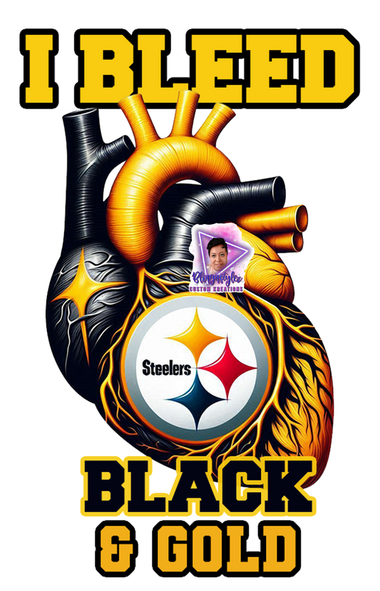 Pittsburgh I Bleed Digital File, PNG