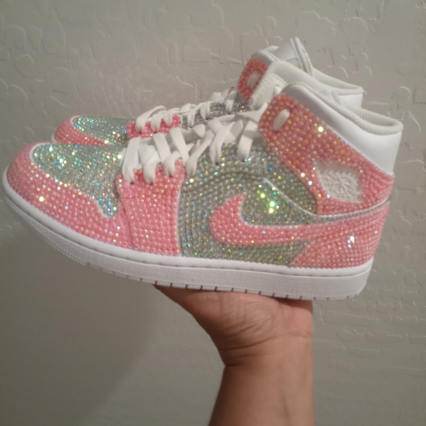 Custom Rhinestone  Bling AF 1s, Jordans