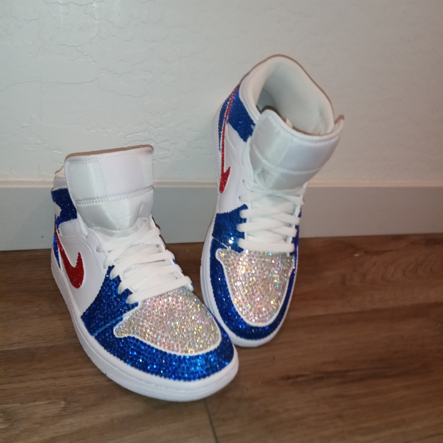 Custom Rhinestone  Bling AF 1s, Jordans