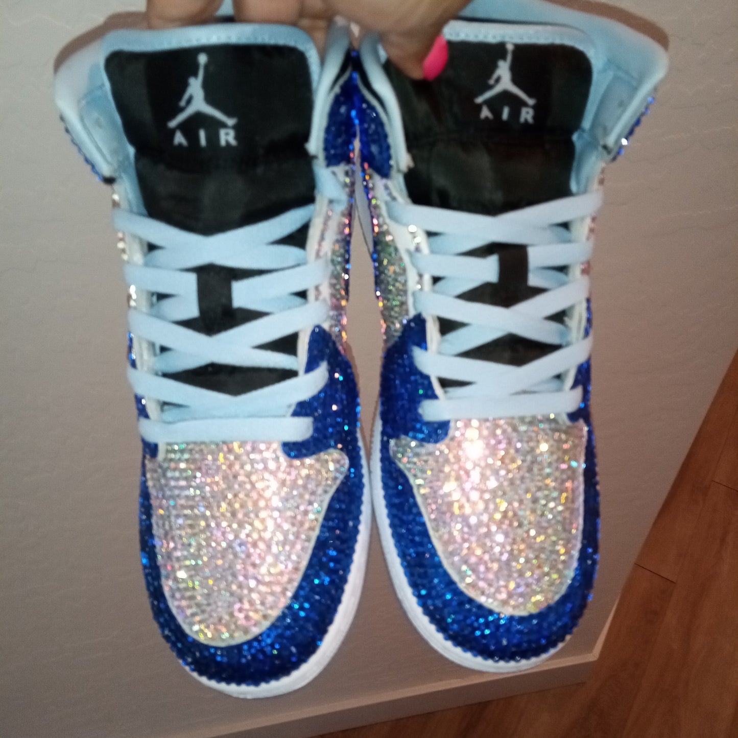 Custom Rhinestone  Bling AF 1s, Jordans