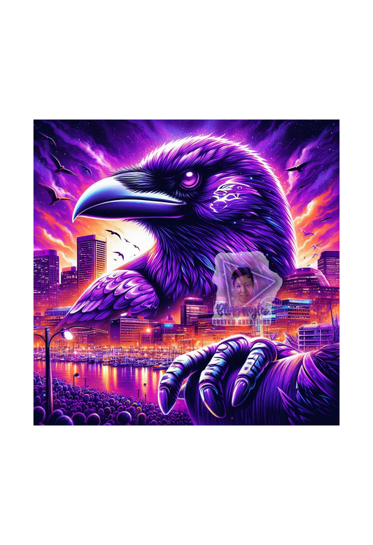 Raven view , PNG, Digital File
