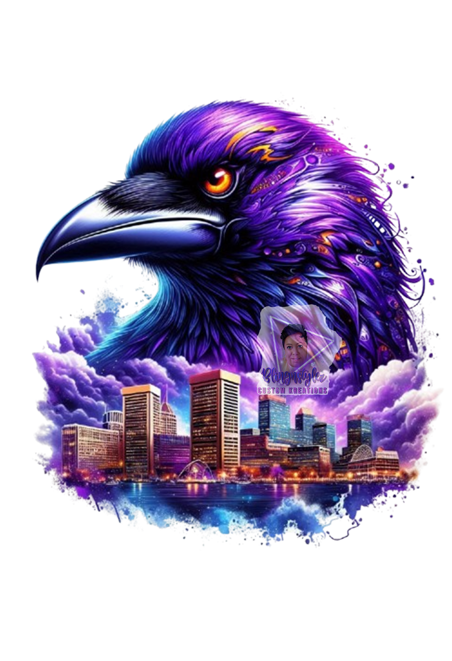 Raven Nest , PNG, Digital File