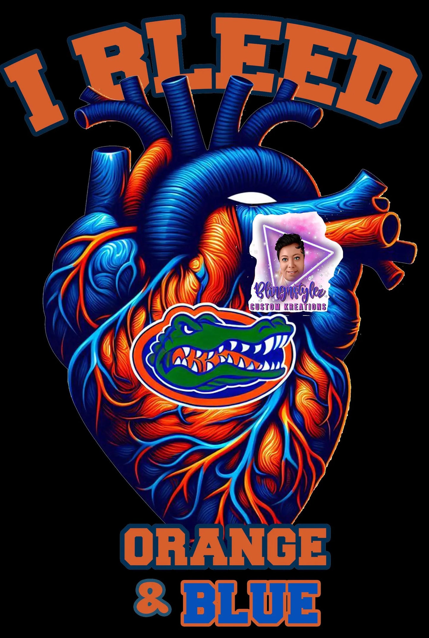 I Bleed Gators,digital file, png