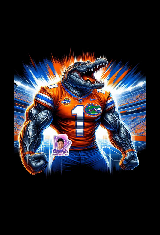 Gator Man 2 , PNG, Digital File