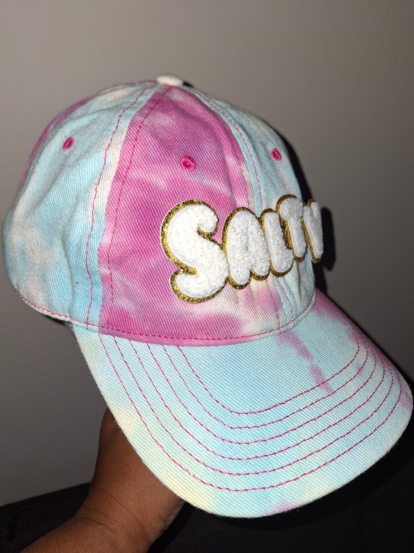 Tie-Dye Chenille Salty Patch Cap