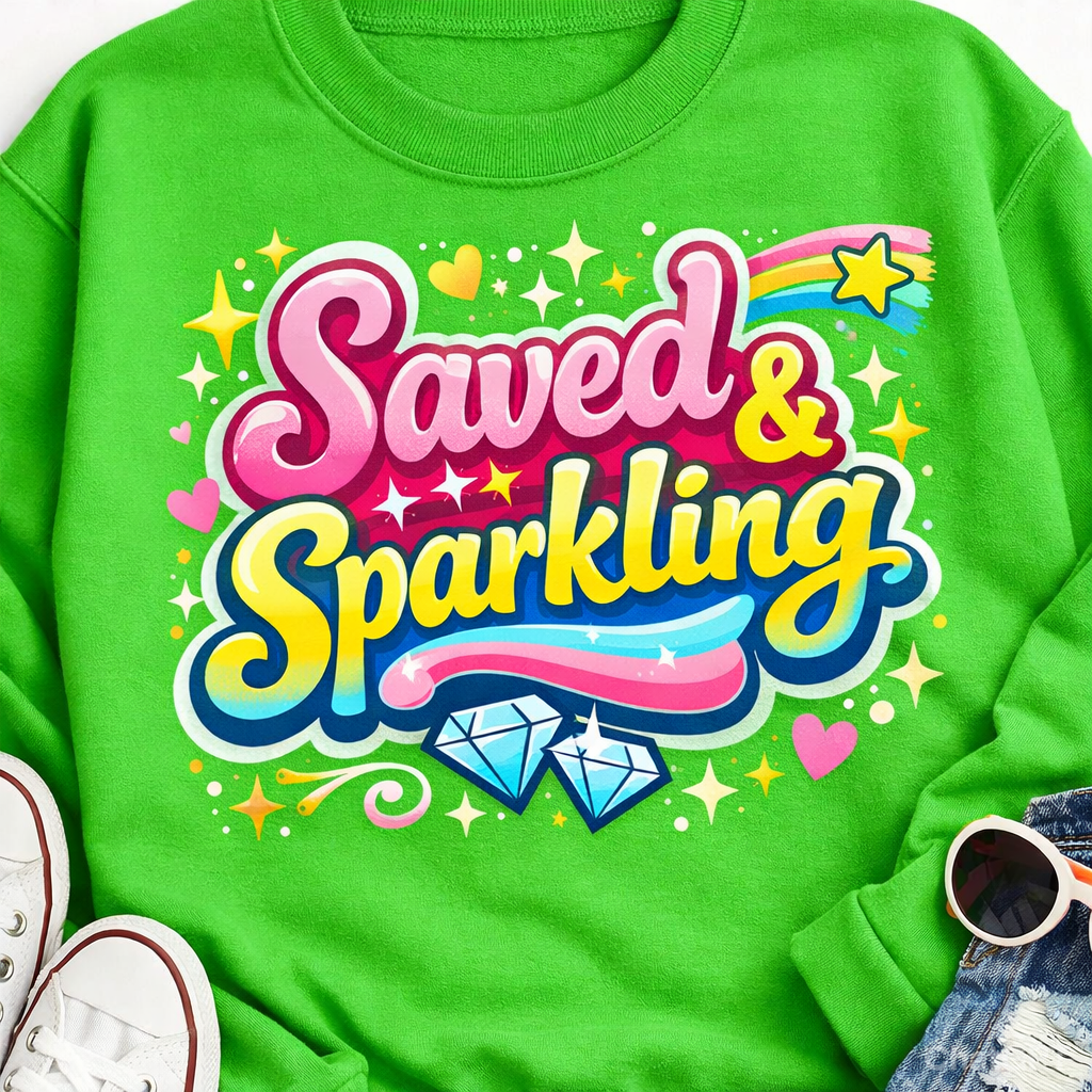 Saved and Sparkling Sweatshirt