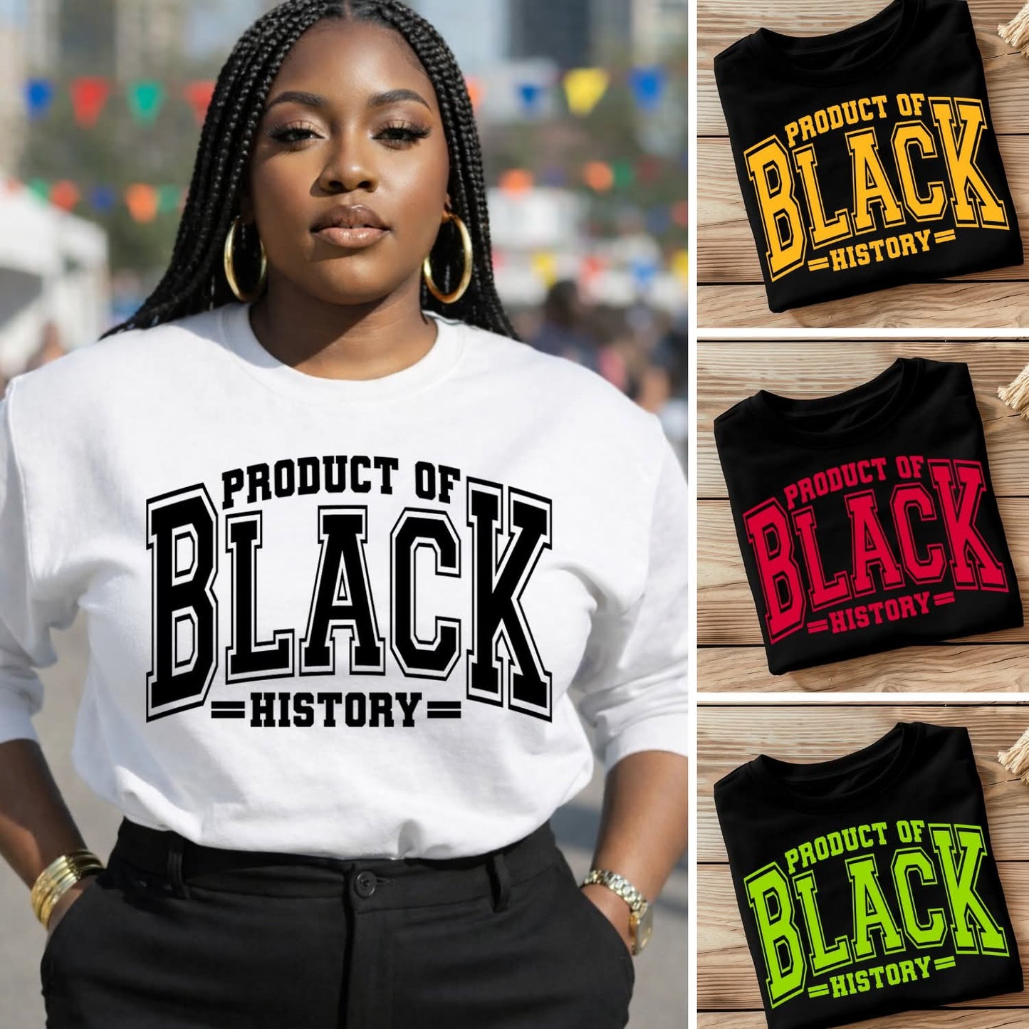 Product of Black History Tee