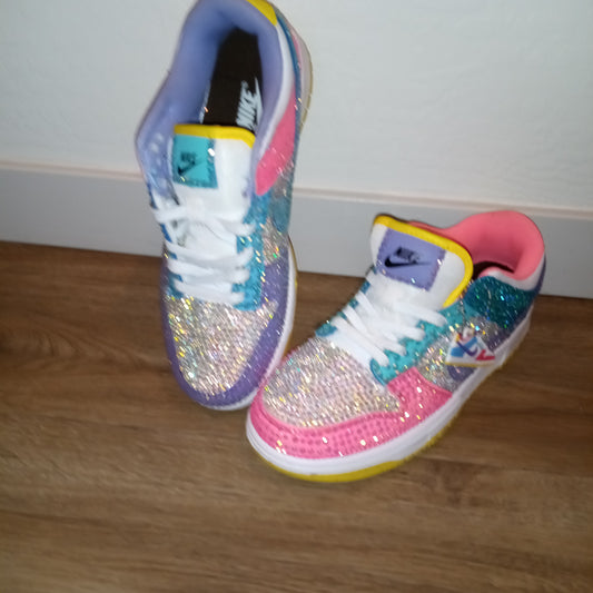 Custom Rhinestone  Bling AF 1s, Jordans