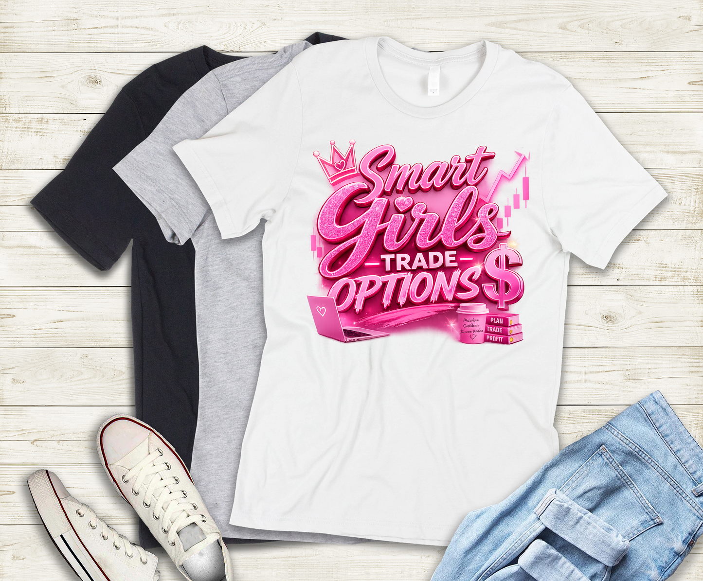 Smart Girls Trade Options tee