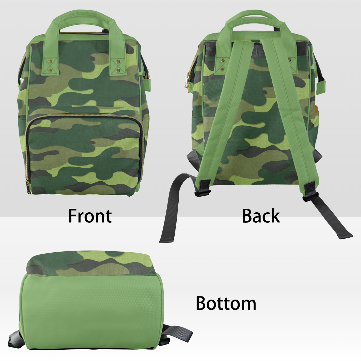 Camoflauge BackPack/Diaper Bag