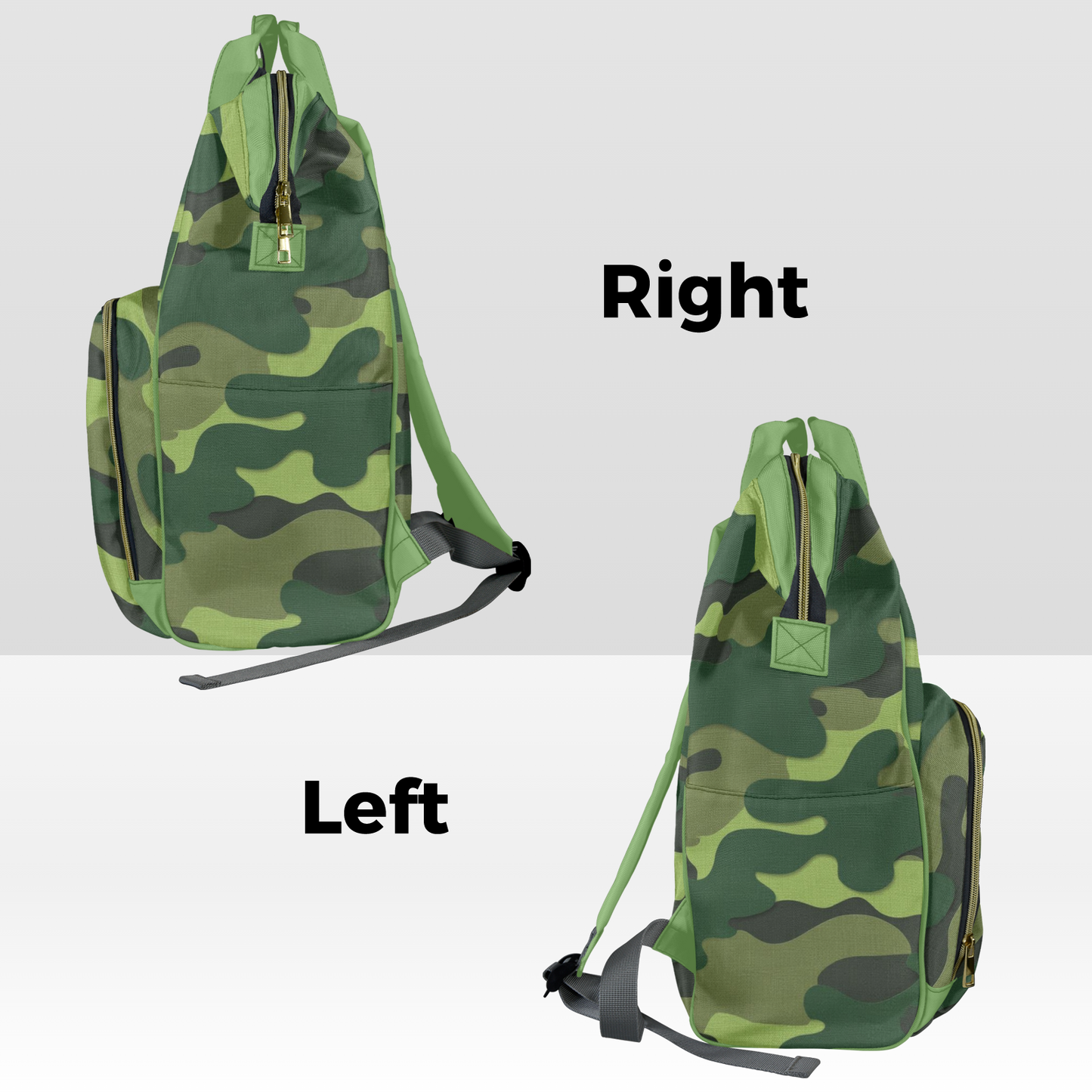 Camoflauge BackPack/Diaper Bag