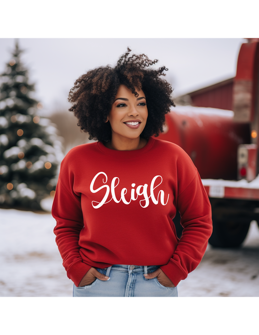 Red Sleigh Long Sleeve Shirt